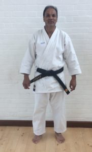 Amir Din new black belt Guildford Karate Academy